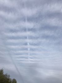 Low angle view of clouds in sky