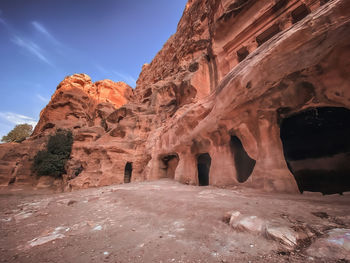 View of rock formation