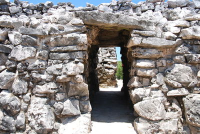 View of old ruins