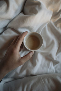 High angle view of heart shape