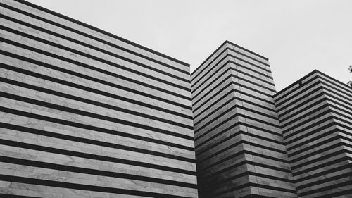 Low angle view of modern building