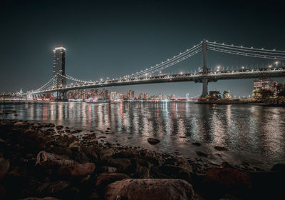 Golden gate bridge over river against sky in city