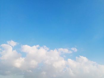 Low angle view of clouds in sky