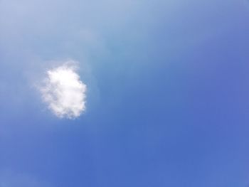 Low angle view of blue sky