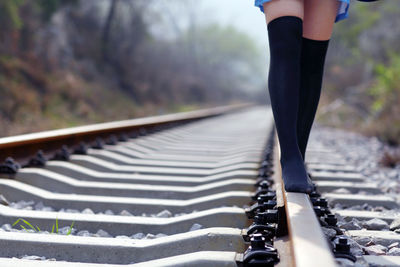 Low section of woman