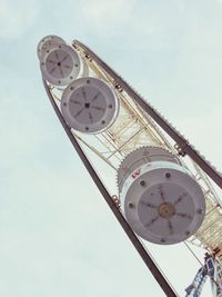 Low angle view of clock