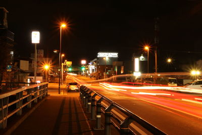 City street at night