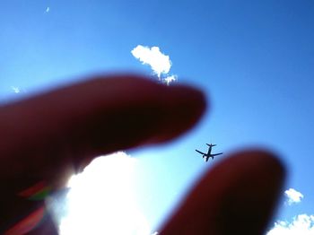 Low angle view of sky