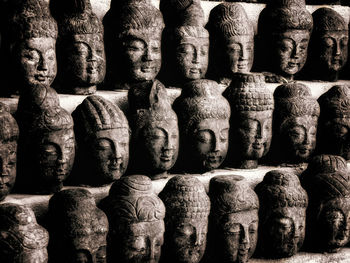 Close-up of buddha statue