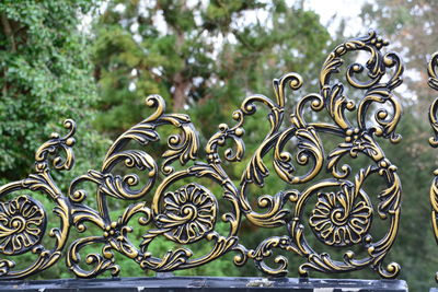 Close-up of metallic object