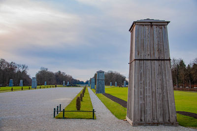 The view of schloß nymphenburg in germany.