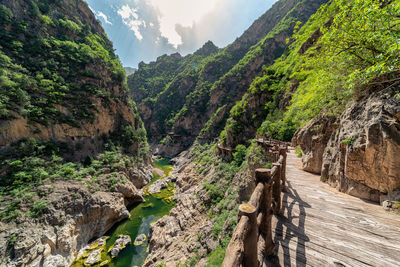 Panoramic view of landscape against sky