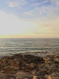 Beach against sky