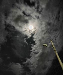 Scenic view of moon against sky