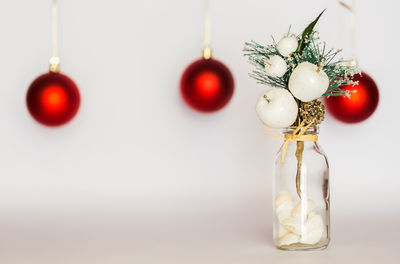 Close-up of christmas decoration