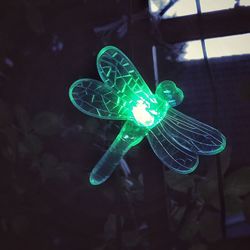 Close-up of illuminated lamp