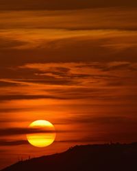 Scenic view of sunset