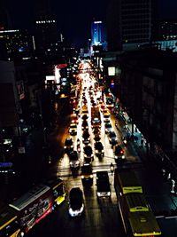 City street at night