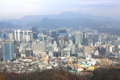 Aerial view of cityscape