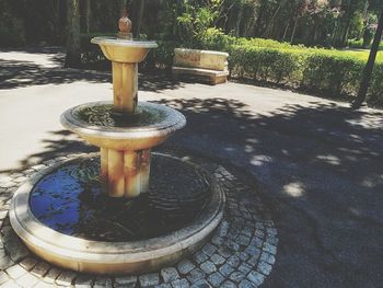 Close-up of water fountain