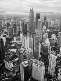 Aerial view of a city