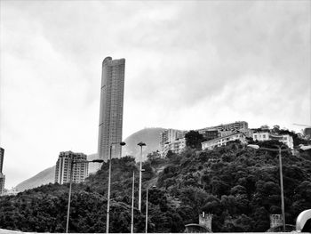 Low angle view of buildings against sky