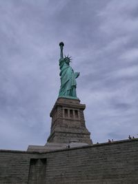 Low angle view of statue