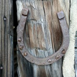 Close-up of wooden plank