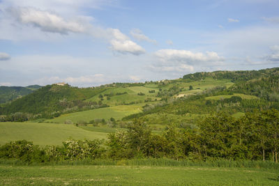 Scenic view of landscape against sky