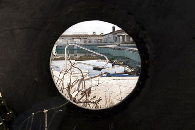 Close-up of bridge