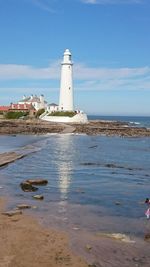 Lighthouse on beach