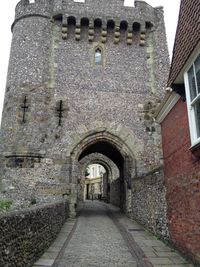 Low angle view of old building