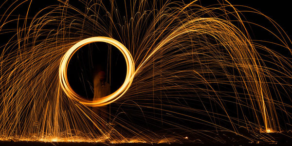 Illuminating fire circle 