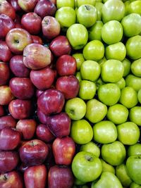 Full frame shot of apples