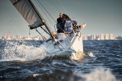 Boat in sea