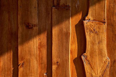 Full frame shot of wooden wall