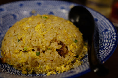 Close-up of food in plate