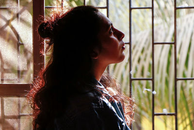 Close-up of young woman