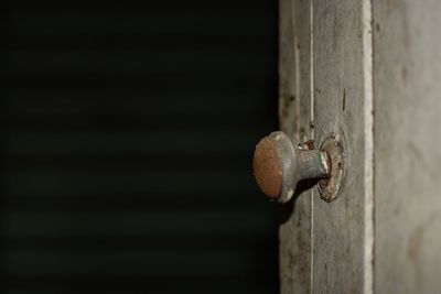 Close-up of rusty metal