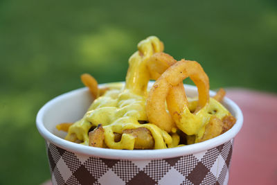 Close-up of food in bowl