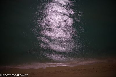 View of star field at night