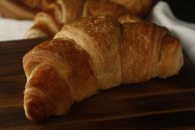 Close-up of bread on table