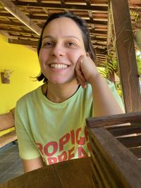 smiling