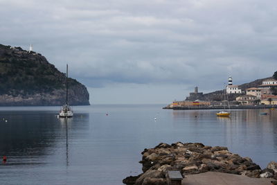 Departure from the port of port de soller, mallorca