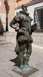 Statue in city