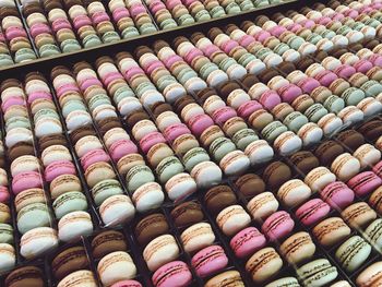 Full frame shot of multi colored candies for sale