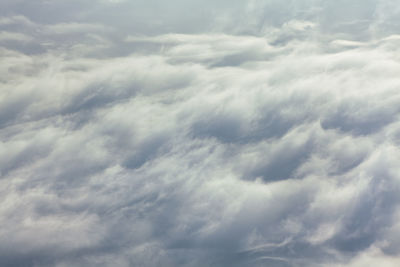 Low angle view of clouds in sky