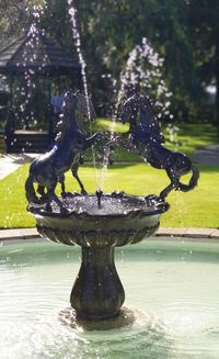 Fountain in park