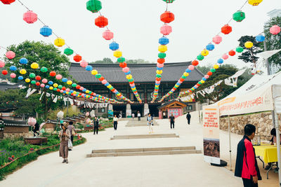 Full frame of traditional building