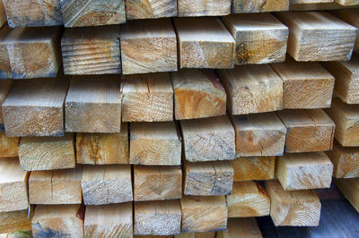 Full frame shot of firewood